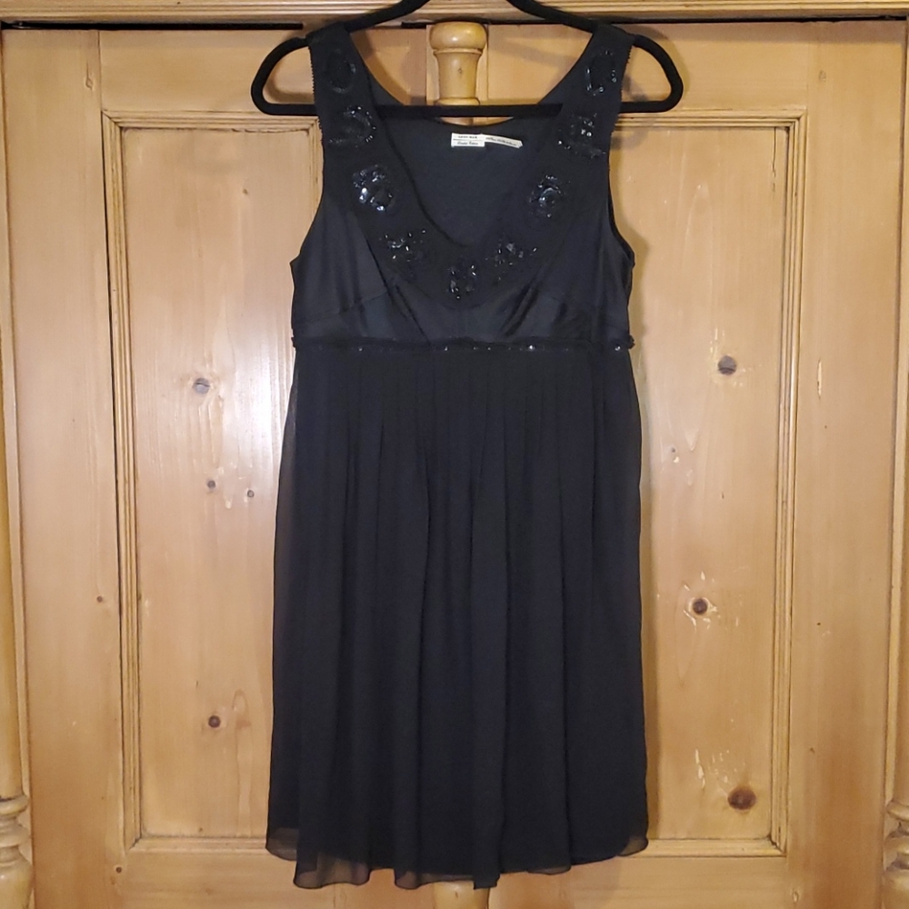 🎁 Leon Max Limited Edition beaded silk evening dress
